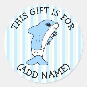 Ce cadeau est pour (Ajouter un nom) étiquette cade