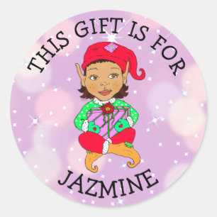 Ce cadeau est pour (Ajouter un nom) étiquette cade