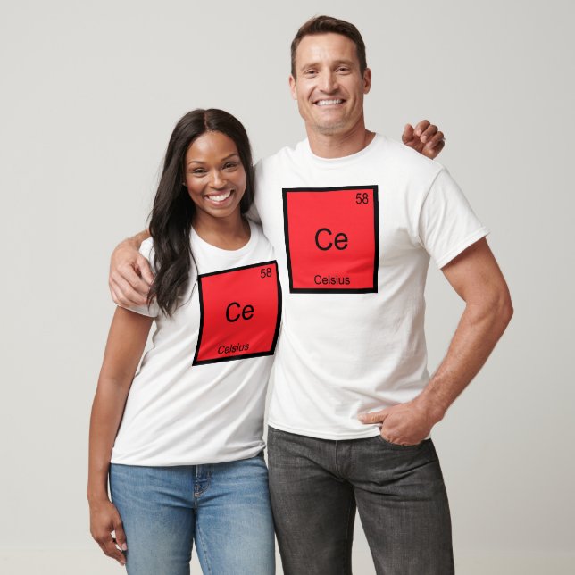 Ce - Celsius Funny Chemistry Element Symbol Tee (Unisex)