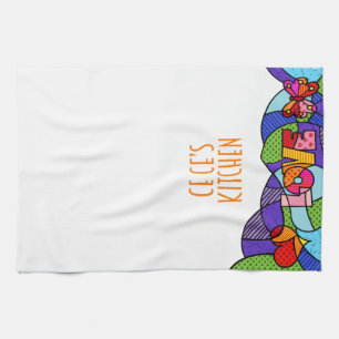 Ce Ce's Pop Art custom design Kitchen Towel