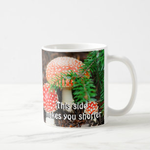 "Ce Côté Vous Rend Plus Grand" Mug De Champignons