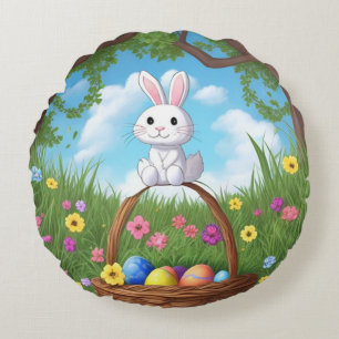 Ce Coussin Rond Hop Bunny Hop Hippique