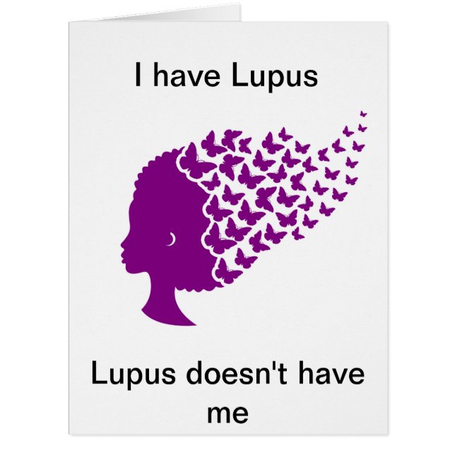 Ce design dit tout ! Sensibilisation au lupus (Devant)