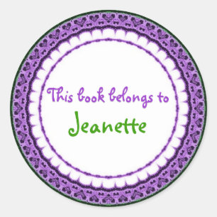 CE LIVRE APPARTIENT À... des autocollants