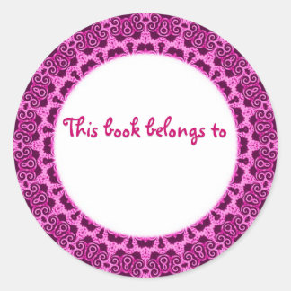 CE LIVRE APPARTIENT À... des autocollants