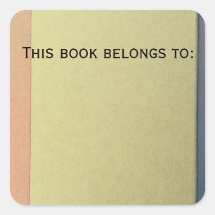 Ce livre appartient à : étiquettes de livres