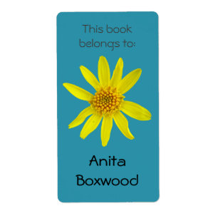 Ce livre appartient à la fleur jaune nommée fait