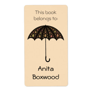 Ce livre appartient au parapluie nommé fait sur