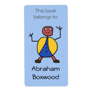 Ce Livre Appartient Aux Personnages en allumettes