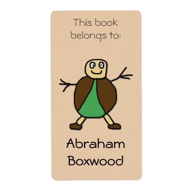 Ce Livre Appartient Aux Personnages en allumettes  (Devant)