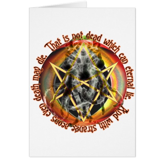 Ce n'est pas mort qui peut mentir éternellement (Devant)