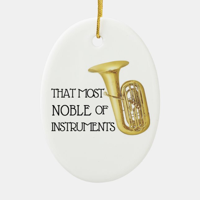 Ce plus noble des instruments - ornement de tuba (Devant)