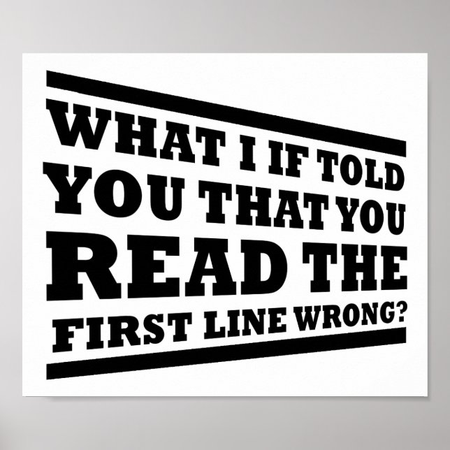 Ce que je vous ai dit drôle Poster (Devant)