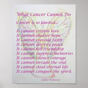 Ce que le cancer ne peut pas faire Poster Poster I