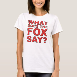 Ce qui fait le Fox pour indiquer le T-shirt