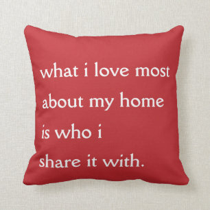 Ce qui j'aime la plupart de coussin