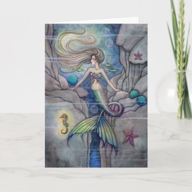 Ce Qui Se Trouve Sous Une Belle Carte De Sirène (Devant)