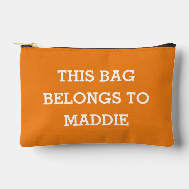 Ce sac appartient au nom Cosmétique Pouch (Recto)