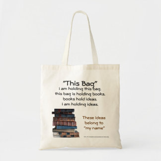 Ce sac tient les livres qui tiennent des idées