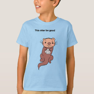 Ce T-Shirt de Loutre Enfant Sage