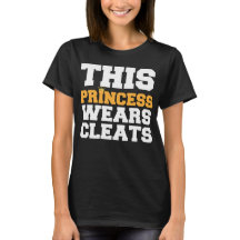 Ce T-shirt de princesse Wears Soccer Cleats Team
