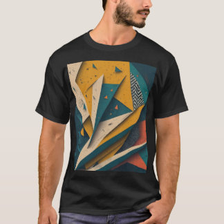 Ce t-shirt est un kaléidoscope de triangle coloré