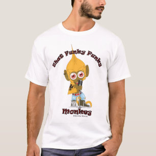 Ce T-shirt génial de singe de Punky