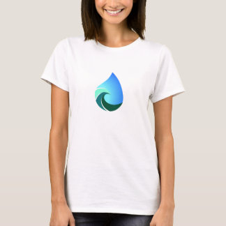 Ce T-shirt salé de logo d'avant de la vie