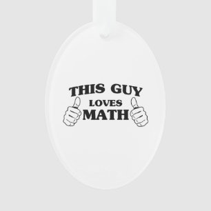 Ce type aime des maths