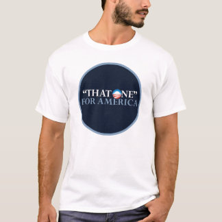 "CE UN" T-shirt d'Obama (copie d'avant et de dos)