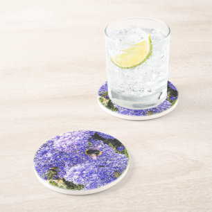 Ceanothus Flower Blossom Bee Coaster
