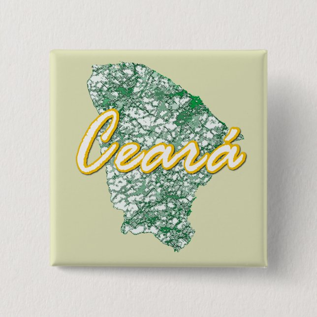 Ceara 2 Inch Square Button (Front)