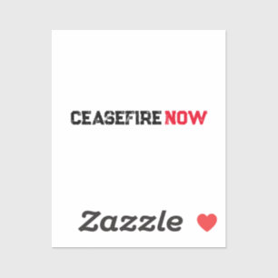 Cease Fire Now black red white grunge typography