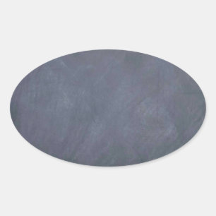 Ceate own Slate Chalkboard accessories - customize Oval Sticker