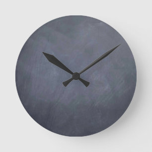 Ceate own Slate Chalkboard accessories - customize Round Clock