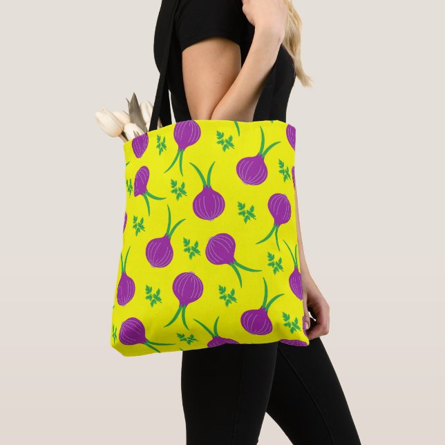Cebollas Tote Bag (Close Up)