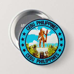 Cebu City 3 Inch Round Button
