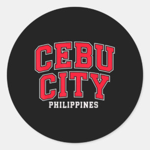 Cebu City Ph Pinoy Philippines Filipino Men Women  Classic Round Sticker