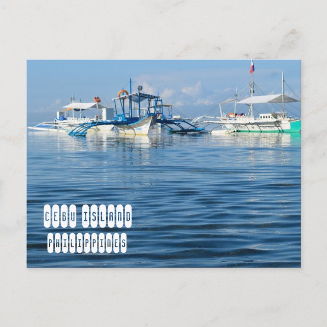Cebu Island in Philippines Postcard (Front)