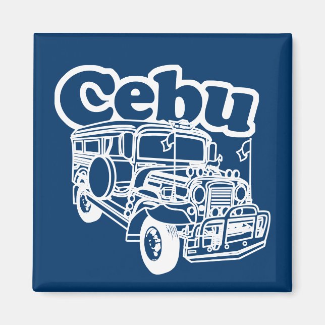 Cebu Jeepney Magnet (Front)