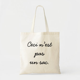 Ceci n’est pas un sac. tote bag