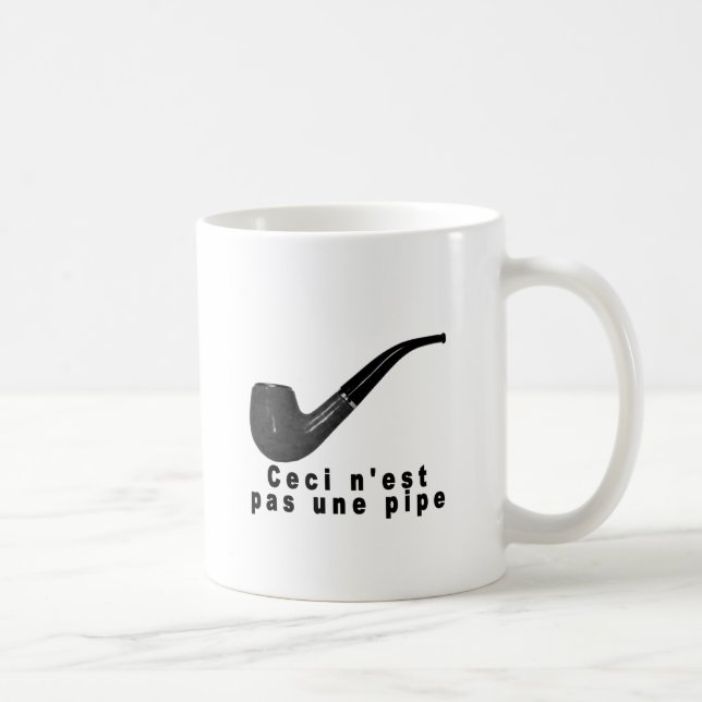 Ceci n'est pas une pipe scribble shirt.png coffee mug (Right)