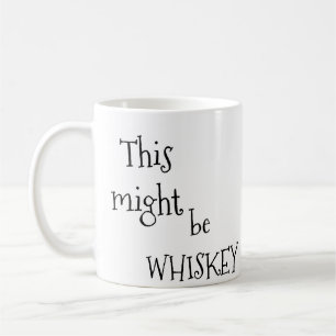 Ceci pourrait être tasse de café de whiskey