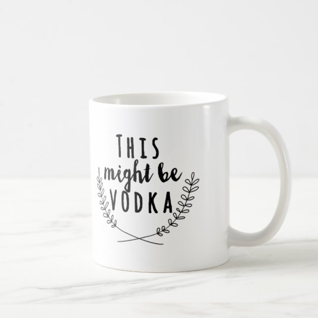 Ceci pourrait être tasse de vodka, tasse de café (Droite)