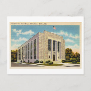 Cecil County Court House in Elkton, Maryland,  Postcard
