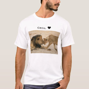 Cecil Shows Some Love Lion & Lioness T-Shirt