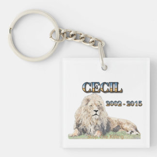 Cecil The Lion Keychain