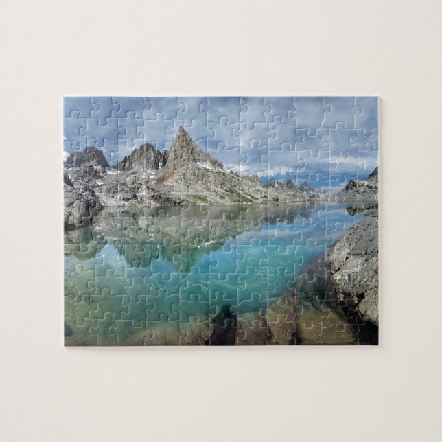 Cecile Lake / Minarets - Ansel Adams Wilderness Jigsaw Puzzle (Horizontal)