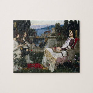 Cecilia by John William Waterhouse Jigsaw Puzzle