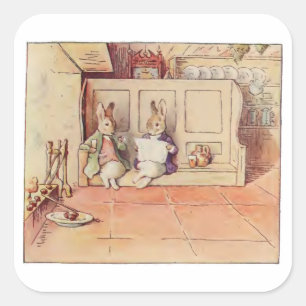 Cecily Parsley's Nursery Rhymes by Beatrix Potter Square Sticker